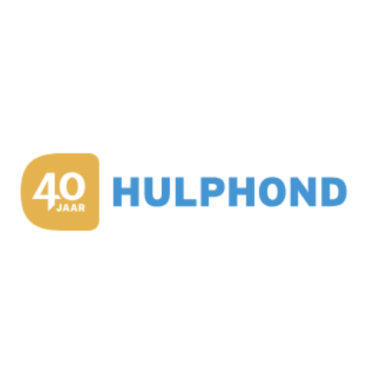 Logo van Hulphond, ter gelegenheid van het 40-jarig bestaan.